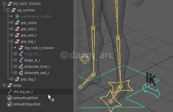 [Maya]Rigging 13 - Limbs IK